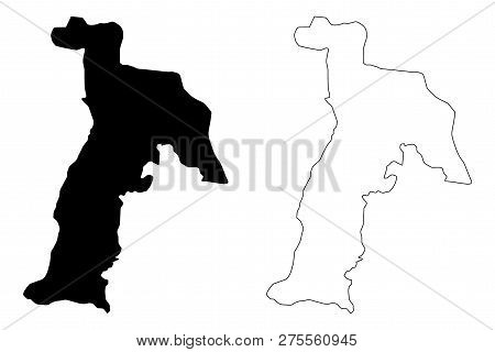 Abia State (subdivisions Of Nigeria, Federated State Of Nigeria) Map Vector Illustration, Scribble S