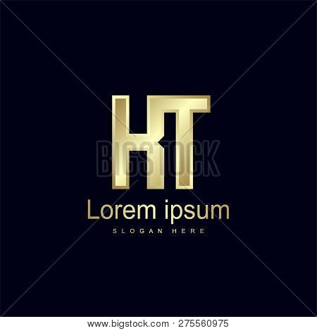Initial Letter Kt Logo Template Vector Design