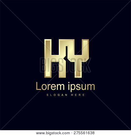 Initial Letter Ky Logo Template Vector Design