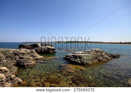 A Rocky Area By The Sea Istanbul, Turkey