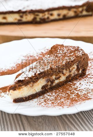 Chokolade ricotta kage.