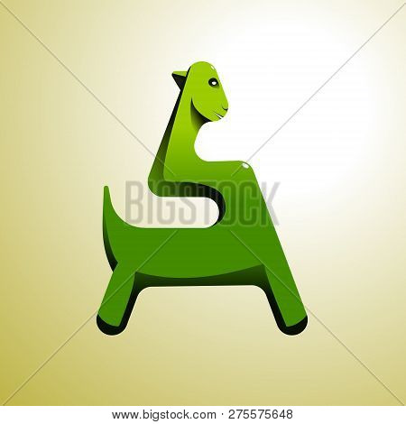 Green Dyno Can Be Used As An Illustration Or Logo