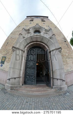 Oslo Cathedral or The Domkirken church, main church for Church of Norway. June 17,2018. Oslo,Norway