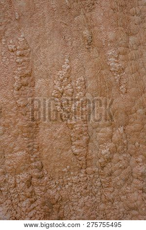 Texture Of Abstract Formation Of Mineral Stone, Traverten