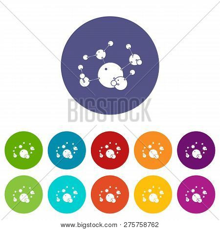 Butane Icons Color Set For Any Web Design On White Background