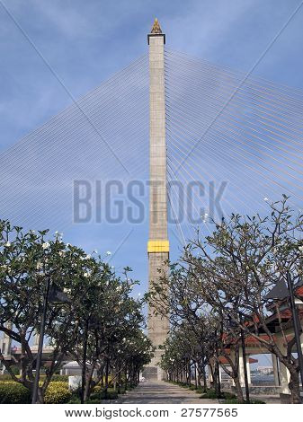 Mega fionda Bridge, Rama 8, a bangkok, Thailandia