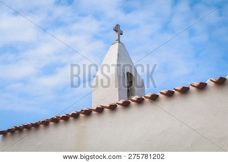 Architectural Detail Of The Chapel Of La Meule On The Island Of Yeu