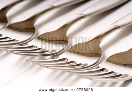 Obiad Forks na biały