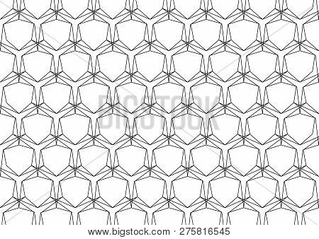 Vector Minimal Geometric Seamless Pattern. Vector Illustration.