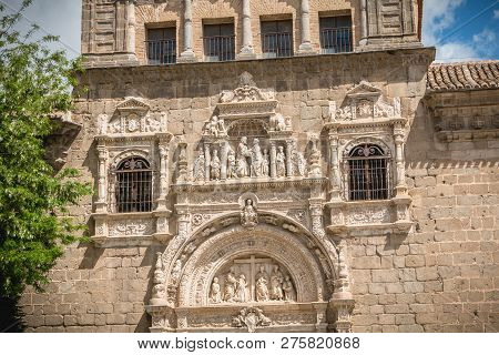 Architectural Detail Of The Museum Santa Cruz De Toledo