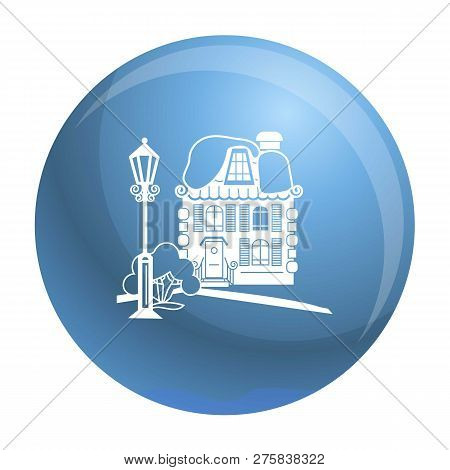 Wood House Icon. Simple Illustration Of Wood House Vector Icon For Web Design Isolated On White Back