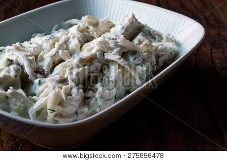 Turkish Celery Salad With Yogurt And Mayonnaise / Kereviz Salatasi