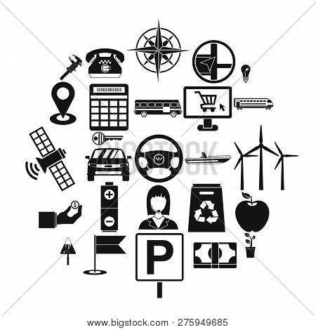 Engineering Icons Set. Simple Set Of 25 Engineering Icons For Web Isolated On White Background