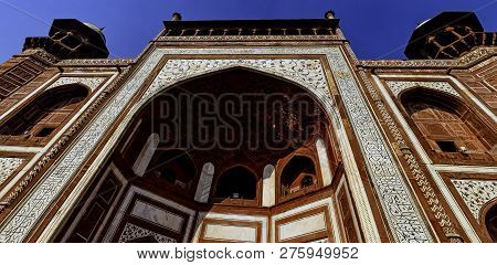 Agra, Uttar Pradesh, India - December 1: Main Gate - The Gate Way To The Taj Mahal On December 1, 20