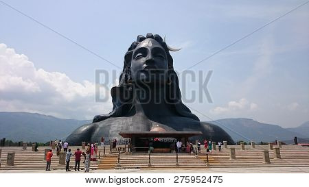 Adiyogi Statue, Isha Foundation Center, Coimbatore India, 3 May 2018