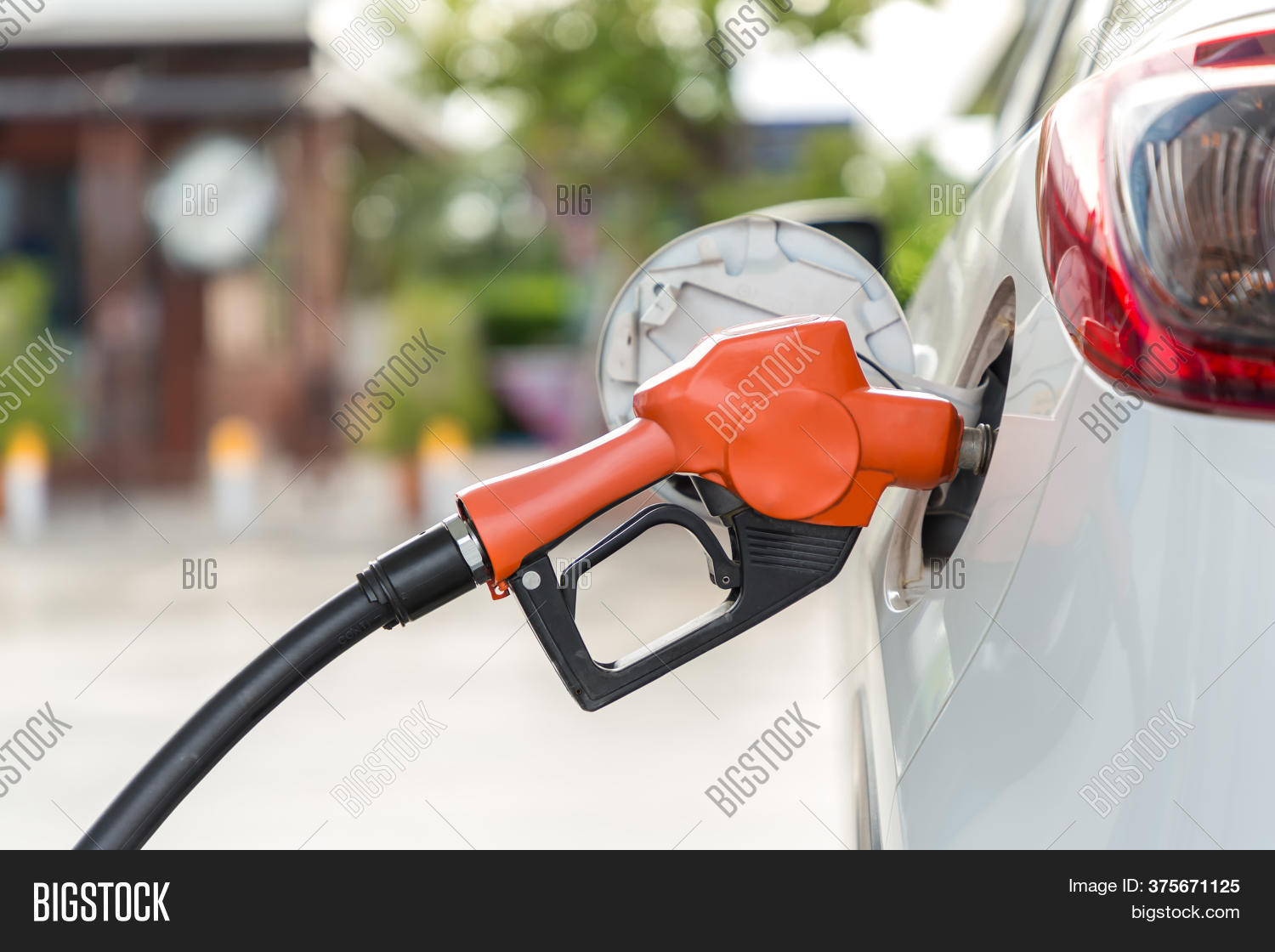 Refill Filling Oil Gas Image & Photo (Free Trial) Bigstock