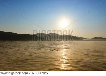 Morning Sea View In Thailand,chong Samaesarn Is A Popular Tourist Destination.