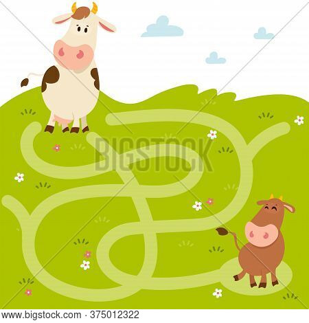 Matching Children Educational Game. Activity For Preschool