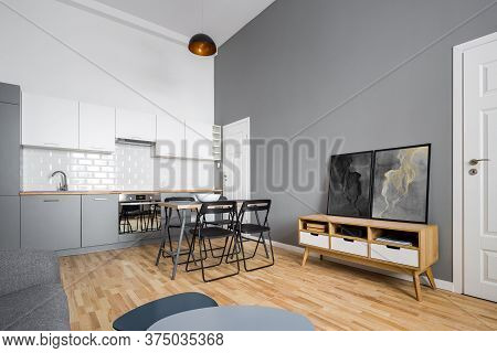 Kitchen With Simple Table
