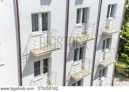 Lviv Region, Ukraine, May 24, 2019 Mineral Water Pump Room In The City Of Truskavets,
