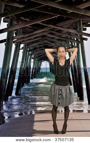 WOMA unter Angeln pier
