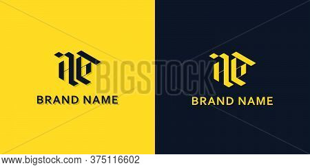 Minimalist Initial Letter At Logo. This Logo Incorporate With Modern Typeface In The Creative Way.