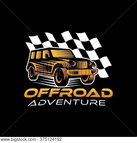 Car. Off-road Car logo vector. Car icon vector. Car icon. Auto Car logo. Car Vector. Car Logo. Offroad Car logo design. Off-road SUV Car vector. Offroad Car Logo icon. Car emblem logo. Offroad Car vector logo design template illustration.