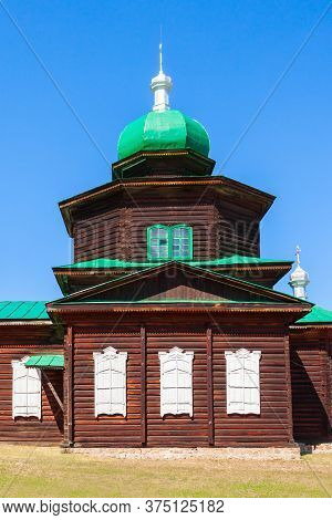Church Of St. Nicholas Is Old Believer Church An Exhibit Of The Ethnographic Museum Of Transbaikalia