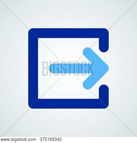 Arrow Icon For Navigation And Interface Background.