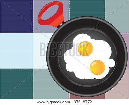 farbige Quadrate Paste mit RÃ¼hrei