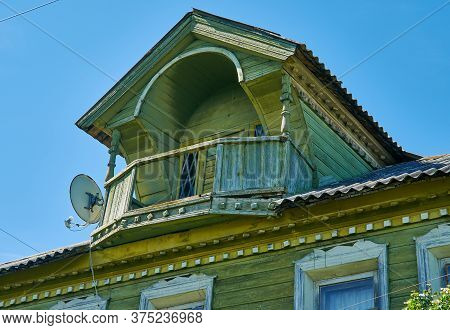 Old Northern Residential Architecture Of Russia.