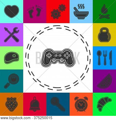 Simple Game Controller. Flat Pictogram - Simple Icon
