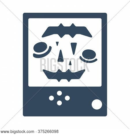 Video Game Console. Gamepad Icon. Flat Icon Design For Perfect Gaming Concept.