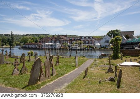 Views Of The River Thames In Marlow From All Saints Church In Buckinghamshire In The Uk Taken 20th M