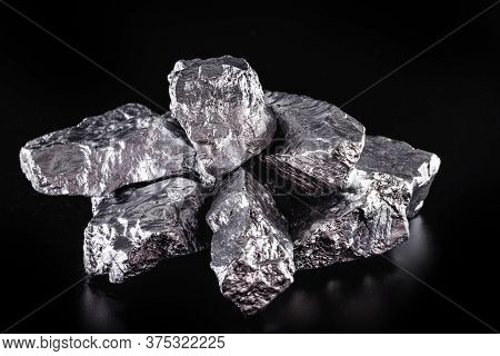 Element / Germanium Germanium Is A Chemical Element With The Symbol Ge, Silver Ore.