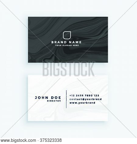Modern Professional Business Card Vector Design Template