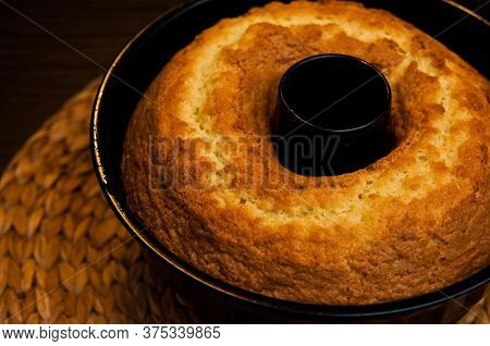 Polish Lemon Sand Cake Known As Babka Cake