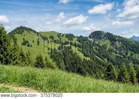 Landscape Around Bad Hindelang In Bavaria, Germany Europe