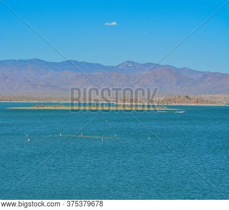 View Of Lake Pleasant In Lake Pleasant Regional Park, Sonoran Desert, Arizona Usa