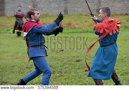Russia, Ivangorod 01.08,2015 Festival Of Medieval Reconstruction 