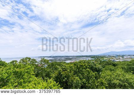 High Angle View On Sam Muk Mountain In Chon Buri Province In Thailand