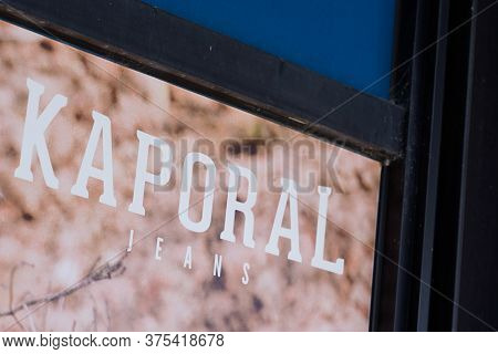 Bordeaux , Aquitaine / France - 07 06 2020 : Kaporal Jeans Logo Text Sign For Retail Store Fashion C