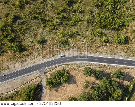 Aerial View Of Petrich Valley, Blagoevgrad Region, Bulgaria
