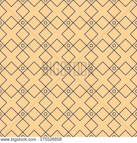 Seamless Vector Pattern. Modern Stylish Texture. Abstract Geometric Background. Monochrome Stylish T