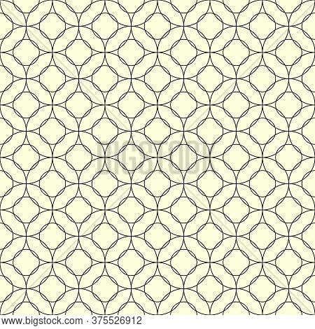 Seamless Vector Pattern. Modern Stylish Texture. Abstract Geometric Background. Monochrome Stylish T