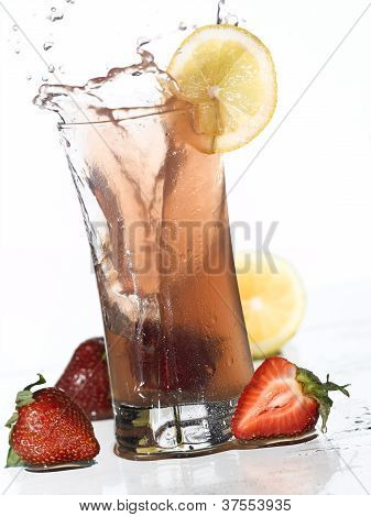 Eper limonádé Splash