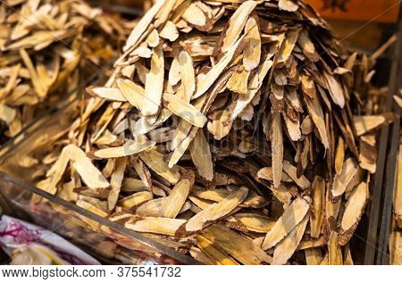 group stacks of traditional Chinese medicine, Astragali Radix