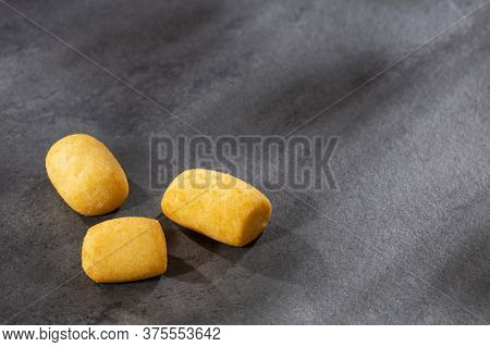 Traditional Colombian Snack Food Achiras Del Huila - Text Space