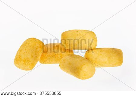 Traditional Colombian Snack Food Achiras Del Huila - Text Space