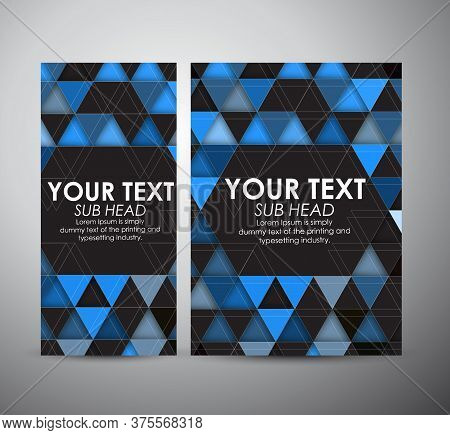 Business Design Abstract Triangle And Geometric Strip Pattern Background. Vector Illustration.